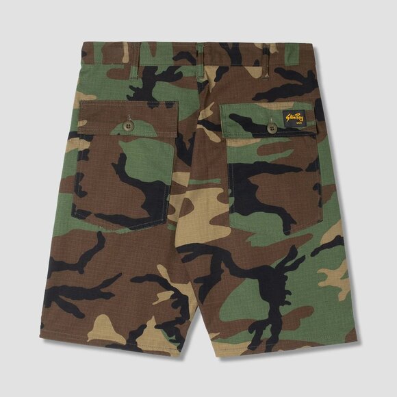 Stan Ray Fatigue Shorts Woodland Camo Size 30 (True Waist Size 31.5) NWT - Picture 2 of 9